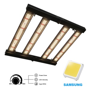 Lámpara de Cultivo LED Plegable de Espectro Completo de 4 Pies para Interiores, Regulable, para Sistemas de Cultivo Hidropónico en Invernaderos - Product Image 5