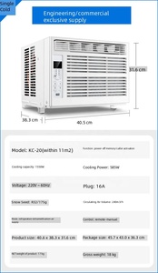 Aire Acondicionado Portátil Mecánico de Ventana BIBO M 5000BTU, Solo Frío, con Deshumidificador, para Hogar, Auto y Uso en Exteriores - Product Image 2