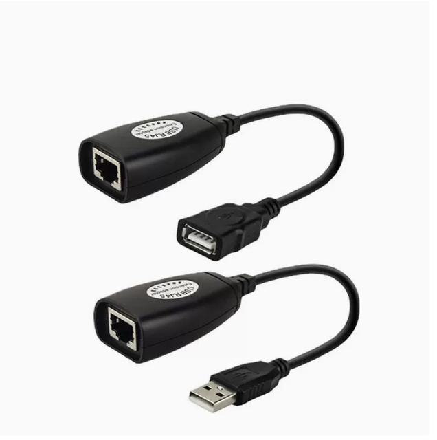 USB to RJ45 signal Amplifier, USB to Ethernet Cable Extender, Network Extension Cable up to 50 Meters.