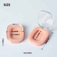 Palette de fards à paupières transparente vide, conteneur de maquillage pour fards à paupières, poudre de blush et rouge à lèvres, emballage de beauté