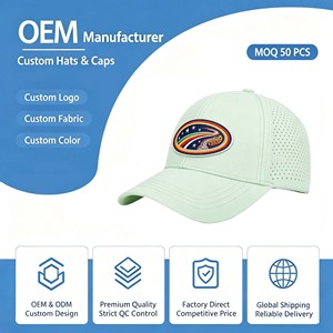 Wholesale Summer LightWeight Nylon 5 Panel Rope Cap Custom PVC Patch Logo Unisex Sports Low Profile <b>Flat</b> Brim Golf Snapback <b>Hats</b> - Product Image 1