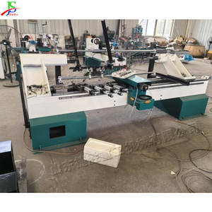 Coupeur de tour à bois CNC à <span class=keywords><strong>double</strong></span> axe simple Mini tour à bois industriel pour longueur de travail de tournage du bois - Product Image 6