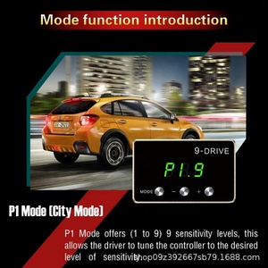 Contrôleur d'accélération 9-en-1 pour pédale d'accélérateur de voiture, amplificateur de puissance, autres accessoires électroniques automobiles pour voiture électrique - Product Image 1