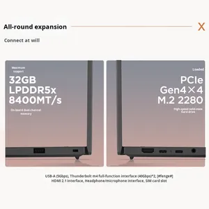 Pour <span class=keywords><strong>Lenovo</strong></span> <span class=keywords><strong>ThinkPad</strong></span> X13 Intel Evo Core Ultra7 deuxième génération 32G 1T léger affaires divertissement bureau ordinateur portable 20% - Product Image 5