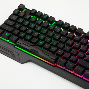 คีย์บอร์ดชิคเล็ตแบบมีสาย USB พร้อมไฟแบ็คไลท์ - Product Image 4