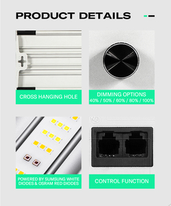 Lm301h Evo 281b Luces de <span class=keywords><strong>cultivo</strong></span> <span class=keywords><strong>Led</strong></span> de espectro completo 720W 645W SE 480W 240W 120W para plantas de <span class=keywords><strong>cultivo</strong></span> vertical Grow <span class=keywords><strong>Led</strong></span> - Product Image 5