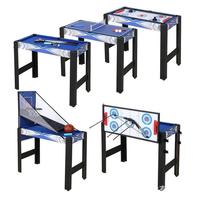 Table de jeu multifonctionnelle STX 3 pieds 5 pouces 1 en 5 personnalisée pour la maison : basketball, tir à l'arc, billard, ping-pong, hockey sur air