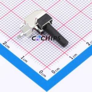 GT-TC102B-H145-L1 Tactile Switch Through hole,6.1x6.1mm Switch Single Pole Single Throw Round Button 2.5N Right Angle Insert - Product Image 1