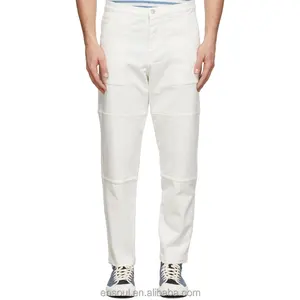 New arrivals hot custom high quality White chinos causal cargo pants for men