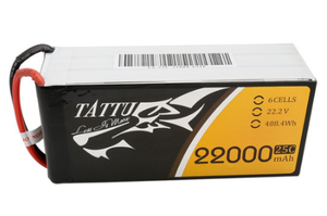 Batería LiPO TATTU 22000mAh 6S 22.2V 488wh al por Mayor, Descarga de 25C para Multirrotor Hexacóptero Octocóptero de Gran Carga - Product Image 3