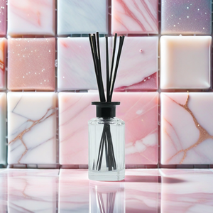 Wholesale Custom 200ml Flat <strong>Black</strong> Luxury Glass <strong>Diffuser</strong> Bottle Empty <strong>Reed</strong> with Lids Screen Printing - Product Image 6