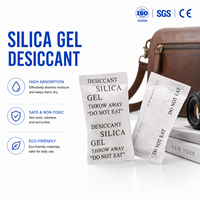 Sachets de gel de silice déshydratant biodégradable, absorbeur d'humidité, déshydratant pur pour emballage alimentaire