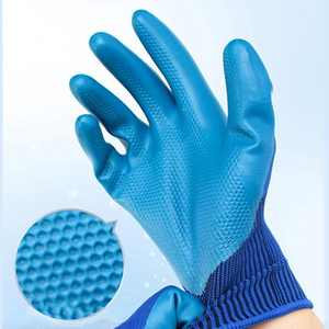 Guantes de trabajo de nailon de alta calidad Nuevo látex para guantes industriales para trabajos de construcción - Product Image 3
