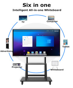Bảng thông minh gemdragon nhà sản xuất cảm ứng hồng ngoại tableau Blanc interactif Đen 65 75 86 inch tecnologia LCD bảng đen - Product Image 2