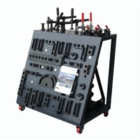 Chariot à outils YAHANDA avec poste de travail mobile pour la ligne d'assemblage de batteries de véhicules électriques, l'entretien robotisé, l'atelier de fabrication industrielle