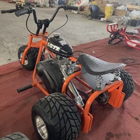 Mini Moto de Derrape de 212cc y 4 Tiempos, Go Kart con Llantas de 5 Pulgadas, Triciclo Todoterreno para Adultos, Velocidad Máxima 60km/H, Kart de Montaña para Carreras al Aire Libre