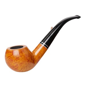 Muxiang Briar Wood Smoking Pipe 9mm Filter Handmade Solid Wood Free Style Tobacco Pipe - Product Image 5