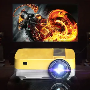 Pocket Mini Portable Support 1080p Video Android 9.0 2.4G WiFi Bluetooth 4.0 Home Theater Projector