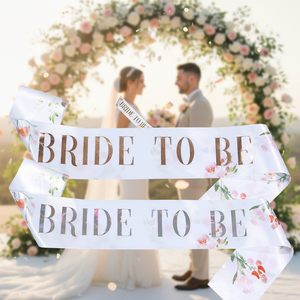 Bride to Be Faja <span class=keywords><strong>de</strong></span> boda para mujer Satén <span class=keywords><strong>de</strong></span> papel <span class=keywords><strong>de</strong></span> aluminio rosa con blanco suave elegante para decoraciones <span class=keywords><strong>de</strong></span> <span class=keywords><strong>despedida</strong></span> <span class=keywords><strong>de</strong></span> <span class=keywords><strong>soltera</strong></span> Favores <span class=keywords><strong>de</strong></span> <span class=keywords><strong>despedida</strong></span> <span class=keywords><strong>de</strong></span> <span class=keywords><strong>soltera</strong></span> - Product Image 1