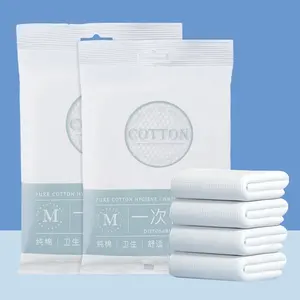 Stock Disposable Towels 2 in 1 Highly Absorbent Luxury Hotel 100% Cotton Bath Towels Set
