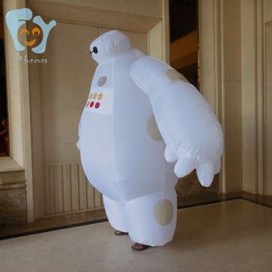 Disfraz de <span class=keywords><strong>robot</strong></span> Baymax inflable gigante de Halloween, productos de costura, Mini ventilador y caja de batería, sombrero Led de Año Nuevo, La Funcosa - Product Image 2