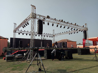 Estructura de Aluminio para Conciertos Móviles, DJ, Altavoces, Iluminación de Escenario, Exhibiciones, Bodas al Aire Libre, Fiestas, Carpa de Aluminio Global