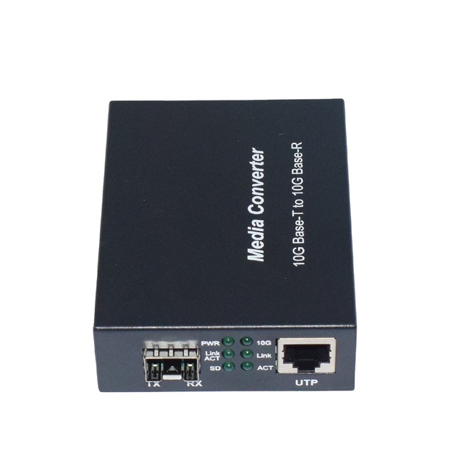 10GBase-R SFP+ to 10GBase-T RJ45 10/100M/1G/2.5G/5G/10G RJ45 Port 10G Media Converter Module