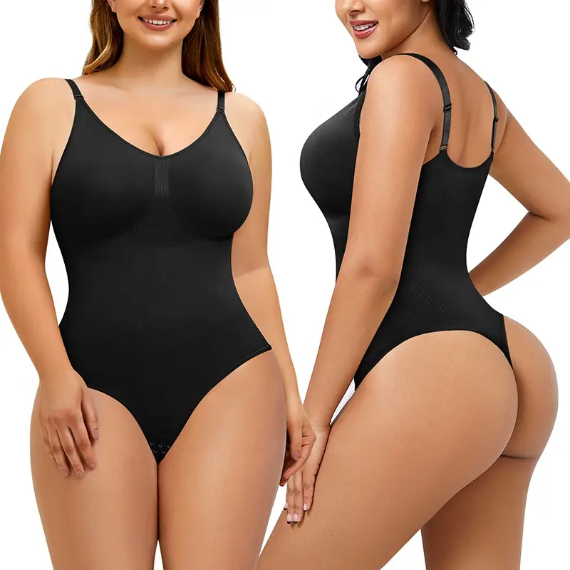 New Upgrade Slimming Bodysuit For Women Tummy Control Shapewear Seamless Sculpting Thong Body Shaper