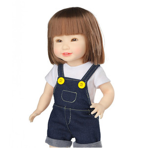 Muñeca de bebé Afro afroamericana Reborn, muñeca con pelucas Afro negras de 18 pulgadas, muñeca de vinilo de moda de plástico - Product Image 2