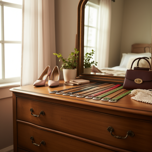 Cinturón de Cuero con Hebilla Ovalada Retro y Estrella de Cinco Puntas de 3.8 cm, Accesorio de Moda para Mujer - Product Image 2