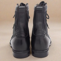 Nouveau cuir imperméable anti-dérapant hommes randonnée en plein air formation bottes tactiques garde de sécurité chaussures de botte