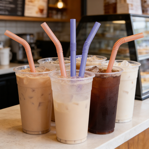 หลอดดูดน้ำพลาสติก PP สีสันสดใส คุณภาพสูง ปรับแต่งได้ ขายส่ง - Product Image 5