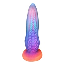Realistischer Tentakel Anal Dildo für Frauen Starker Saugnapf Riesiger Monster Dildo Flüssiges Silikon Prostata Massage gerät