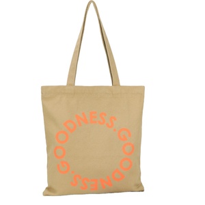 Customized Eco-Friendly Canvas Shopping Tote <b>Bag</b> with Custom Logo Outdoor Fashion Design <b>Medium</b> <b>Size</b> Handled - Product Image 1