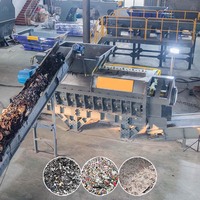 Déchiqueteur spiralé à vis pour matériaux textiles souples multi-matériaux, déchets de tissus, vieux vêtements, déchets de tapis et déchets de tissus textiles