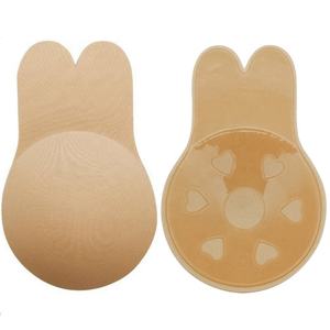 4058 بالجملة غير مرئية الثدي رفع البرازيلي سيليكون لزجة حمالة فطائر اللحم أرنب الأذن غطاء للحلمة - Product Image 6
