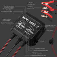 BYGD professionnel automatique 6V/12V batterie chargeur de voiture réparateur Pack multi-fonction voiture réparation batterie chargeur
