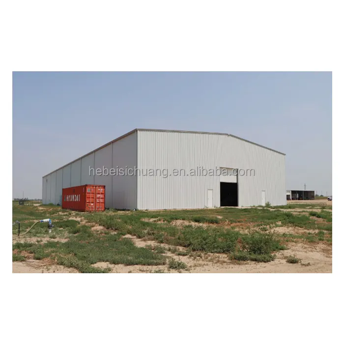Chine fabricant de bâtiments de structure en acier entrepôt à faible coût hangar de grange en acier atelier préfabriqué isolé
