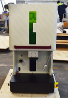Machine de marquage laser à fibre fermée 20W CNC AI DST pour gravure sur métal, logo, code QR, numéro de série, haute précision industrielle