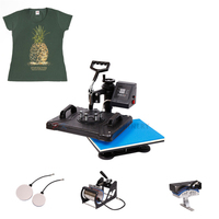 Presse à Chaud Électrique Automatique 5-en-1 Numérique pour Sublimation (Tasses, T-shirts, Casquettes) avec Compatibilité 110V/220V