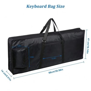 Étui de rangement pour clavier de piano rembourré grand format, imperméable et anti-rayures, avec logo personnalisé, fabriqué en usine BSCI - Product Image 5