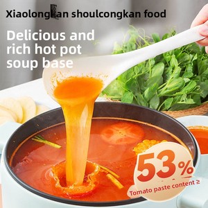 Base de fondue chinoise Xiaolongkan aux légumes et tomates 150g – Bouillon riche de tomates avec huile végétale – Condiment instantané pour fondue chinoise - Product Image 2
