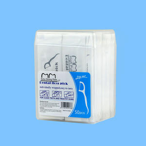 ขายส่ง Eco ย่อยสลายได้ Oral พลาสติก B ทันตกรรม Floss Picks ห่อไม้จิ้มฟัน - Product Image 6