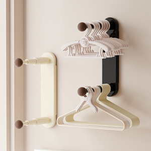 Clothes Organizer Wall Mounted Telescopic Space Saving For Clothing Storage Home Balcony Use - Product Image 1