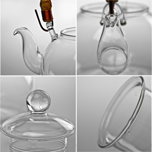 En gros Pas Cher Chinois Bambou Poignée Faisceau Pot pour 6-8 Personne <span class=keywords><strong>Théière</strong></span> En Verre avec Passoire En Verre - Product Image 3