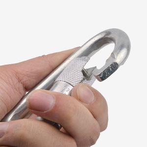 Mosquetón de Acero de Alta Resistencia de 30KN con Bloqueo Automático para Escalada - Product Image 3