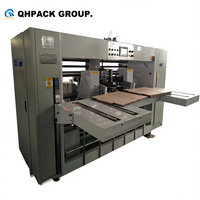 Machine de fabrication de boîtes en carton ondulé manuelle à grande vitesse QHPACK, pour la fabrication de boîtes en carton ondulé à double couture