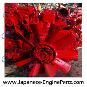 Nouveau moteur diesel rouge 4BT 3.9L 4 cylindres reconditionné, moteur 4BT en vente - Product Image 4