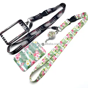 Gepersonaliseerde Custom Multi Color Polyester Promotionele Lanyard Voor Sleutel Of Badge Id Houder