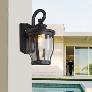 Applique murale d'extérieur Lanterne montée moderne de jardin Luminaire extérieur Applique murale Éclairage Lampe à LED Applique murale d'extérieur en métal - Product Image 5